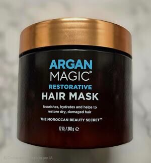 ARGAN MAGIC~~RESTORATIVE~~NOURISHES & HYDRATES~~HAIR MASK 12 OZ 67